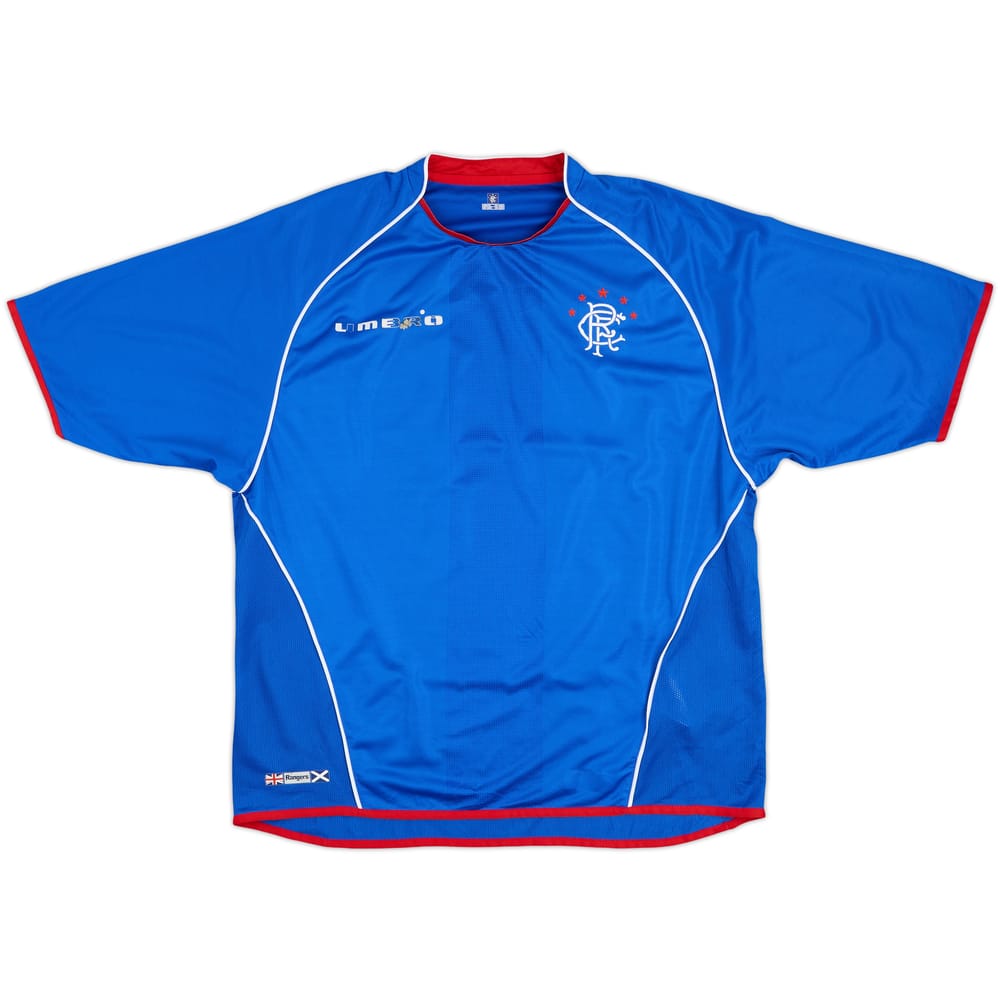 2005-06 Rangers Home Shirt - 3/10 - (XL)