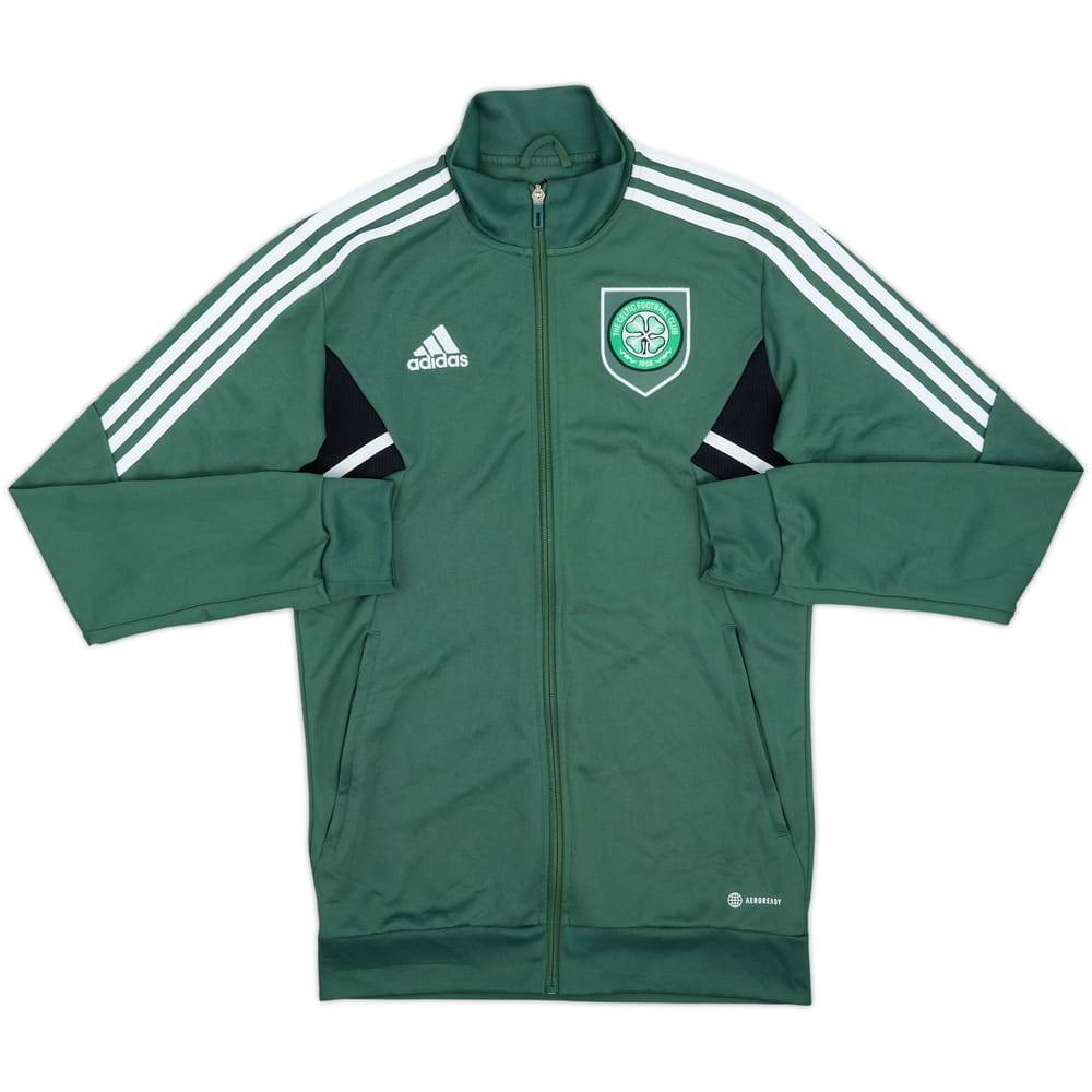 2022-23 Celtic adidas Track Jacket - 8/10 - (S)