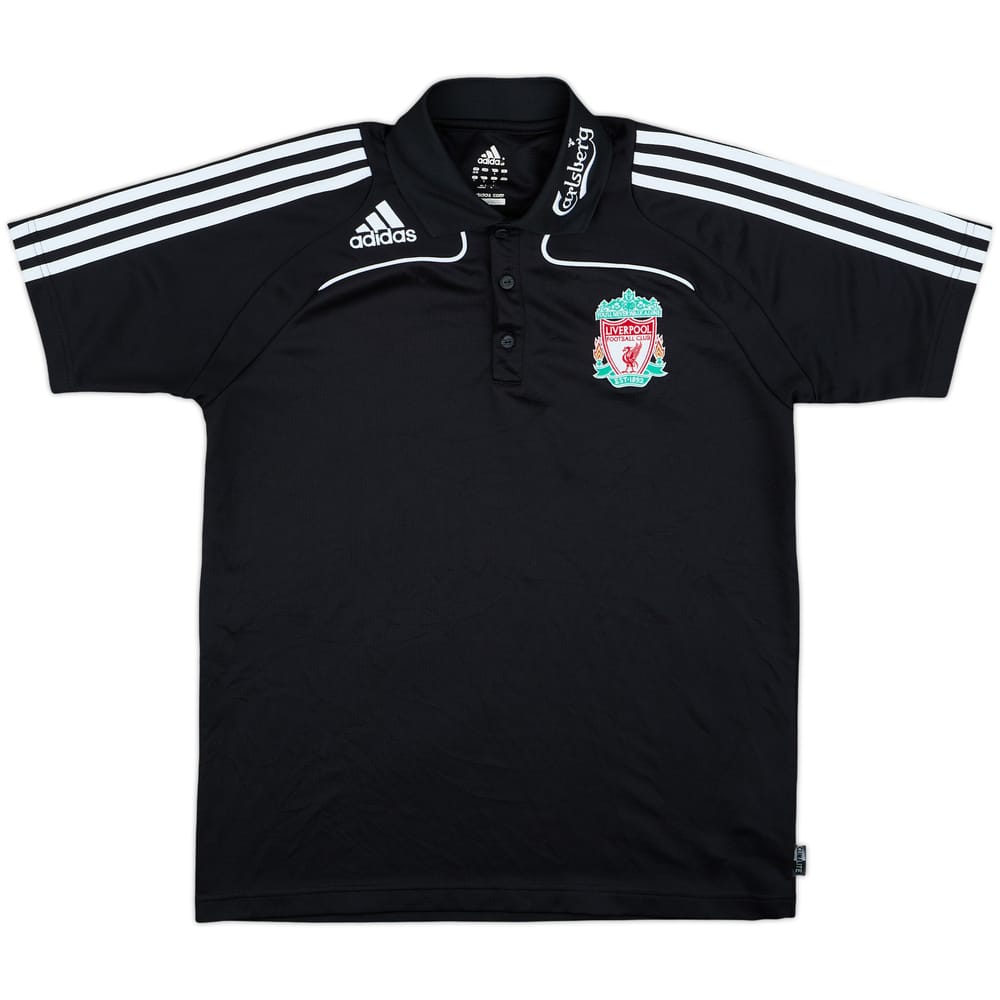 2008-09 Liverpool adidas Polo Shirt - 9/10 - (M)