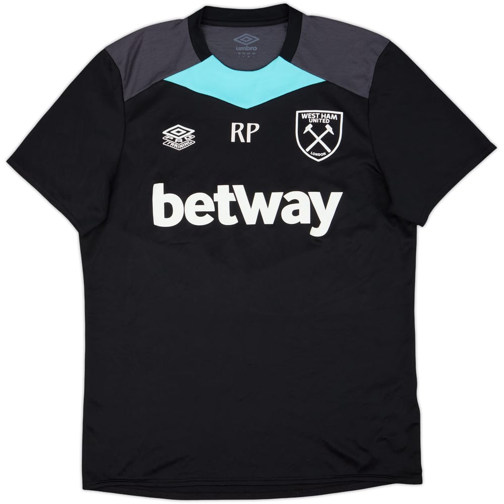 2021-22 West Ham Staff Issue Umbro Training Shirt RP - 9/10 - (L)