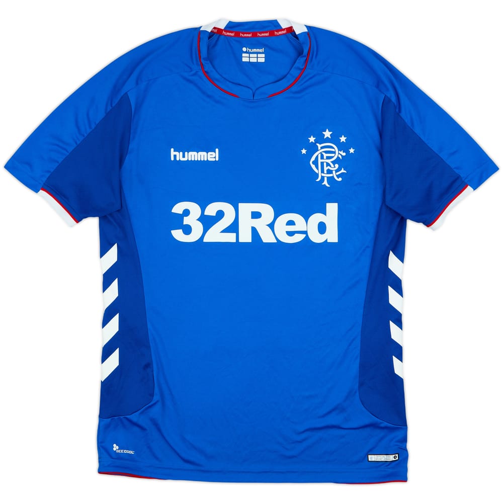 2018-19 Rangers Home Shirt - 8/10 - (M)