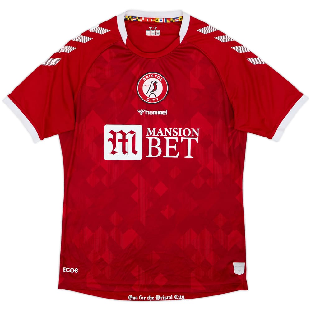2021-22 Bristol City Home Shirt - 8/10 - (L)
