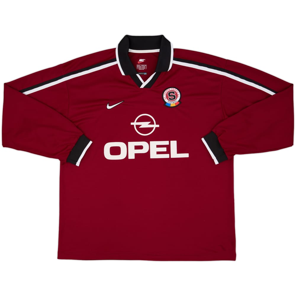 1997-99 Sparta Prague Home L/S Shirt - 8/10 - (XL)