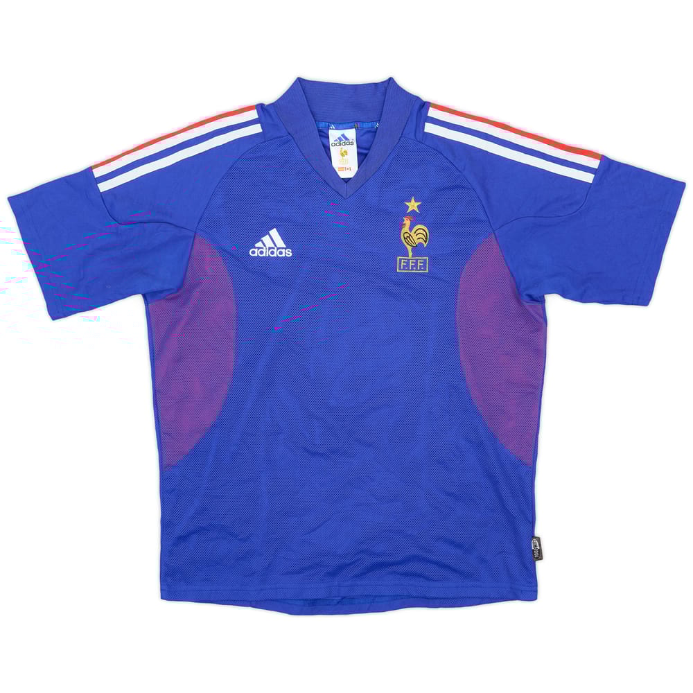 2002-04 France Home Shirt - 8/10 - (Y)