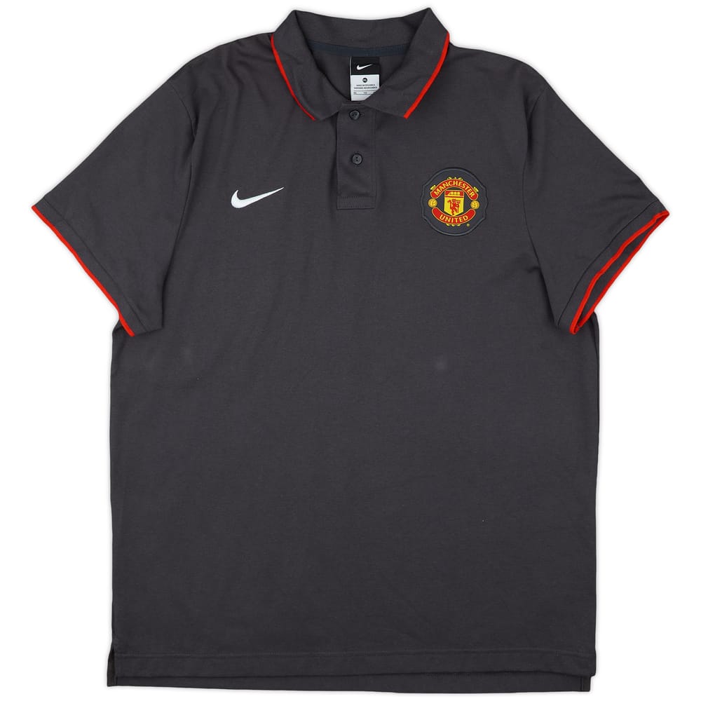 2010-11 Manchester United Nike Polo Shirt - 9/10 - (XL)