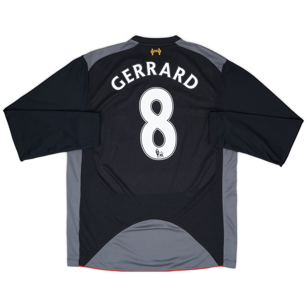 2012-13 Liverpool Away L/S Shirt Gerrard #8 - 7/10 - (L)