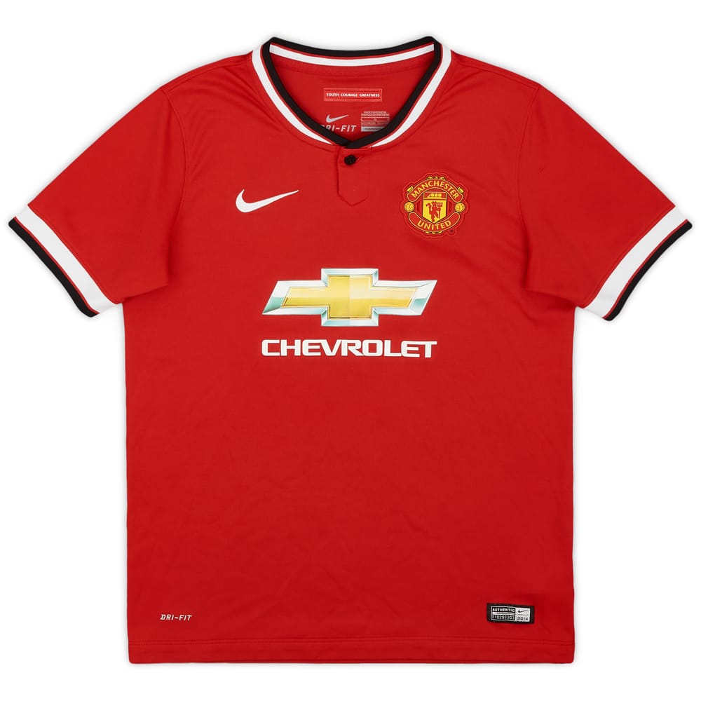 2014-15 Manchester United Home Shirt - 8/10 - (M.Boys)