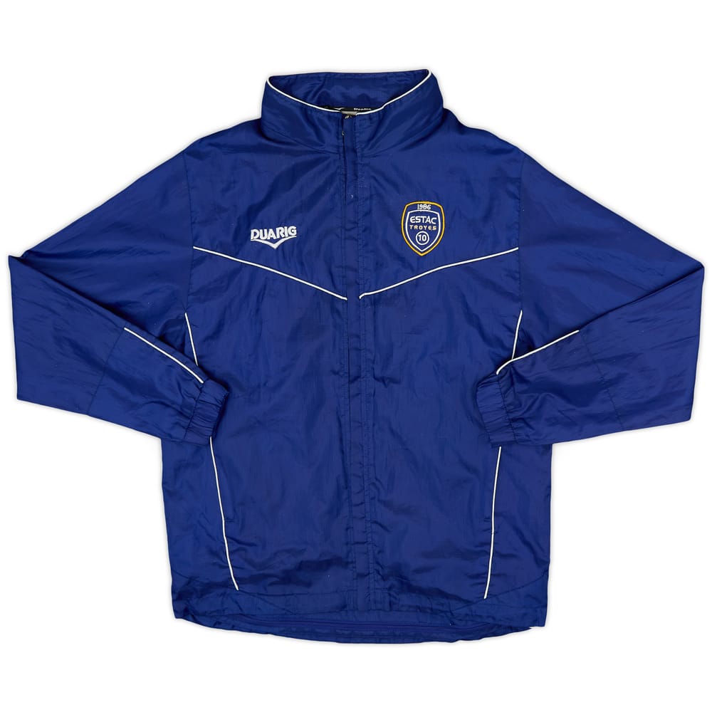 2010-11 Troyes Duarig Player Issue Hooded Rain Jacket #231 - 8/10 - (S)