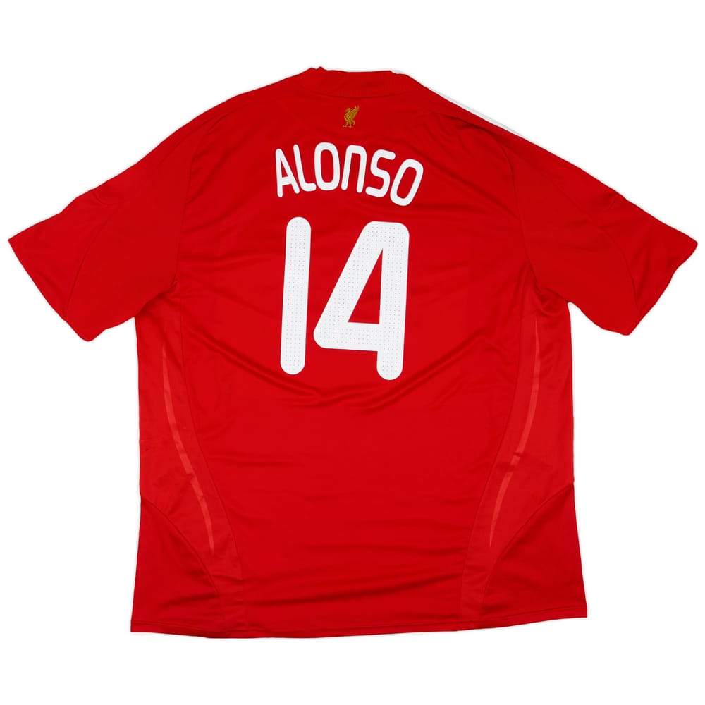 2008-10 Liverpool Home Shirt Alonso #14 - 6/10 - (3XL)