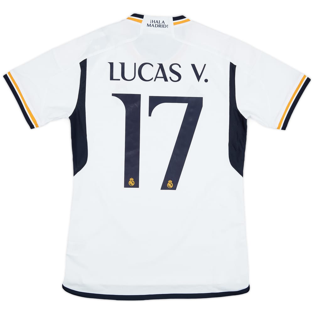 2023-24 Real Madrid Home Shirt Lucas V. #17 (M)