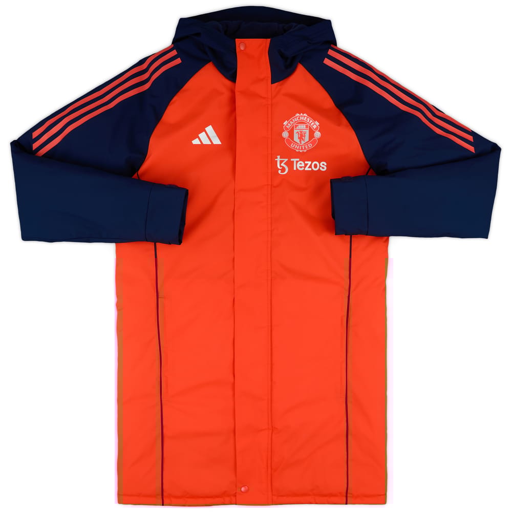 2024-25 Manchester United adidas Stadium Parka Jacket - As New - (XS)