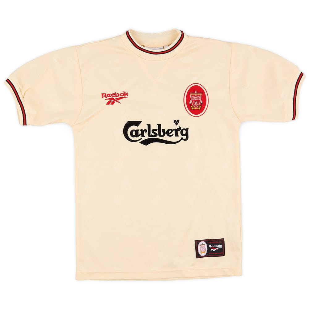 1996-97 Liverpool Away Shirt - 9/10 - (XL.Boys)