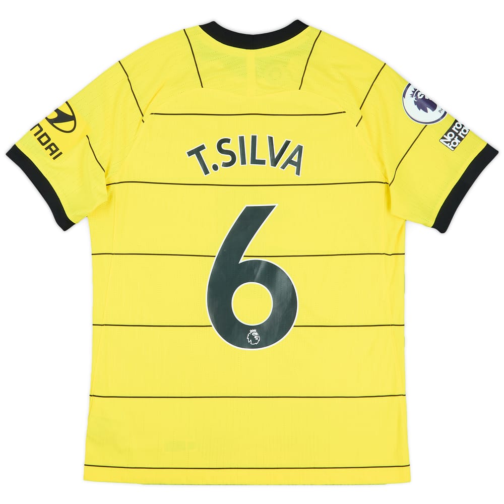 2021-22 Chelsea Authentic Away Shirt T.Silva #6 - 8/10 - (M)