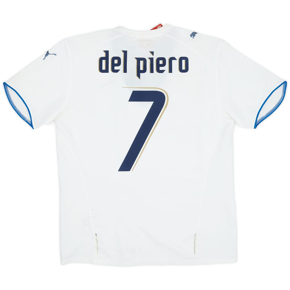 2006 Italy Away Shirt Del Piero #7 (L)