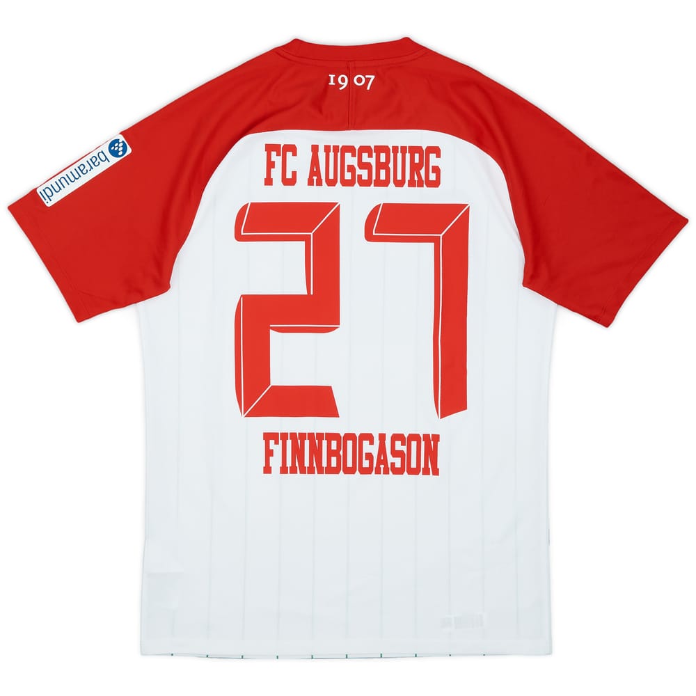 2017-18 Augsburg Home Shirt Finnbogason #27 - 6/10 - (M)
