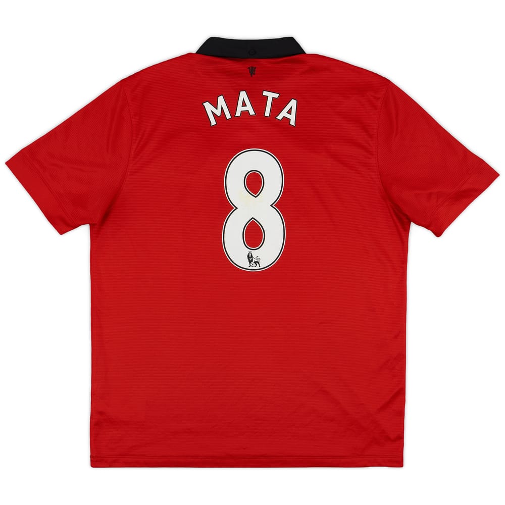 2013-14 Manchester United Home Shirt Mata #8 - 5/10 - (XL)