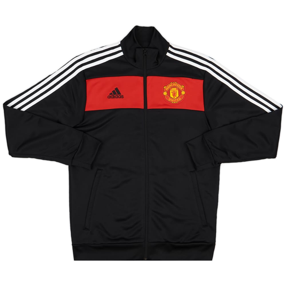 2021-22 Manchester United adidas 3-Stripes Track Jacket (M)