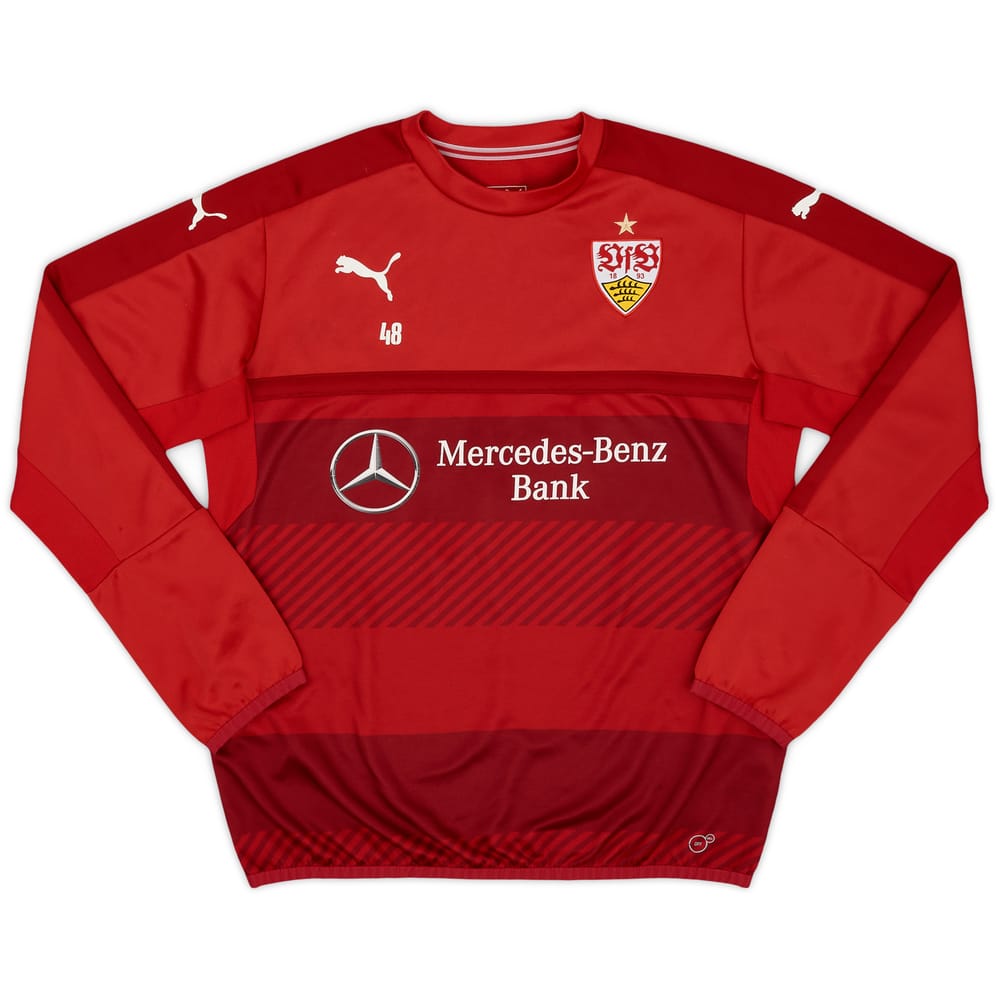 2015-16 Stuttgart Puma Player Issue Sweat Top #48 - 8/10 - (M)