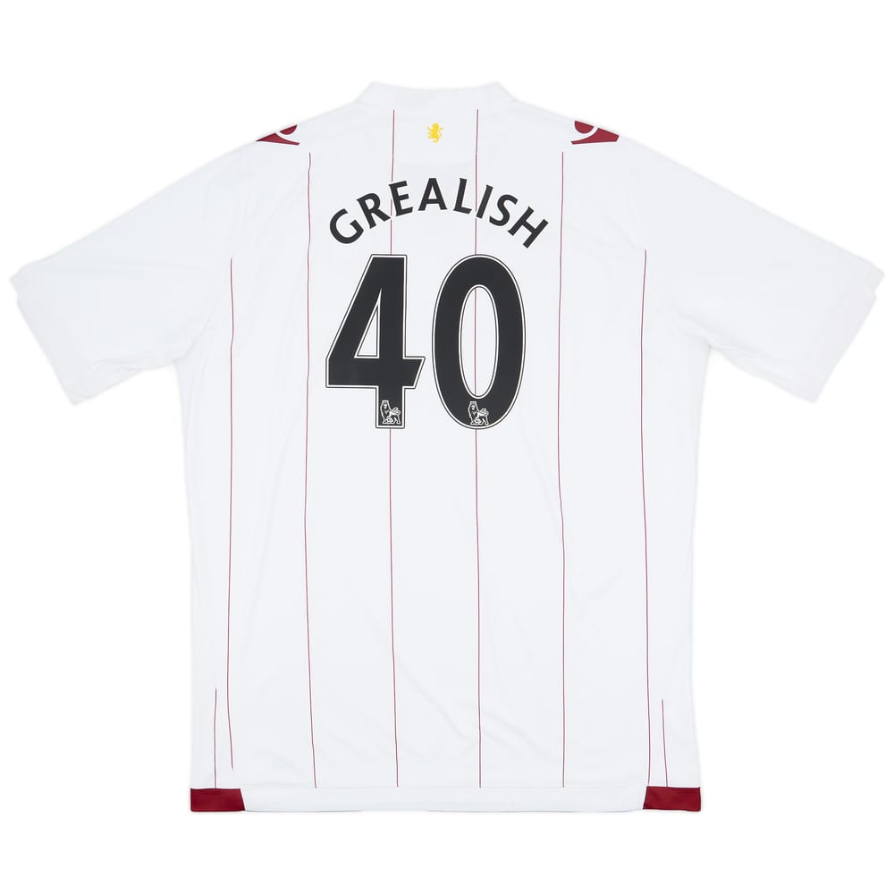2014-15 Aston Villa Away Shirt Grealish #40 - 8/10 - (5XL)