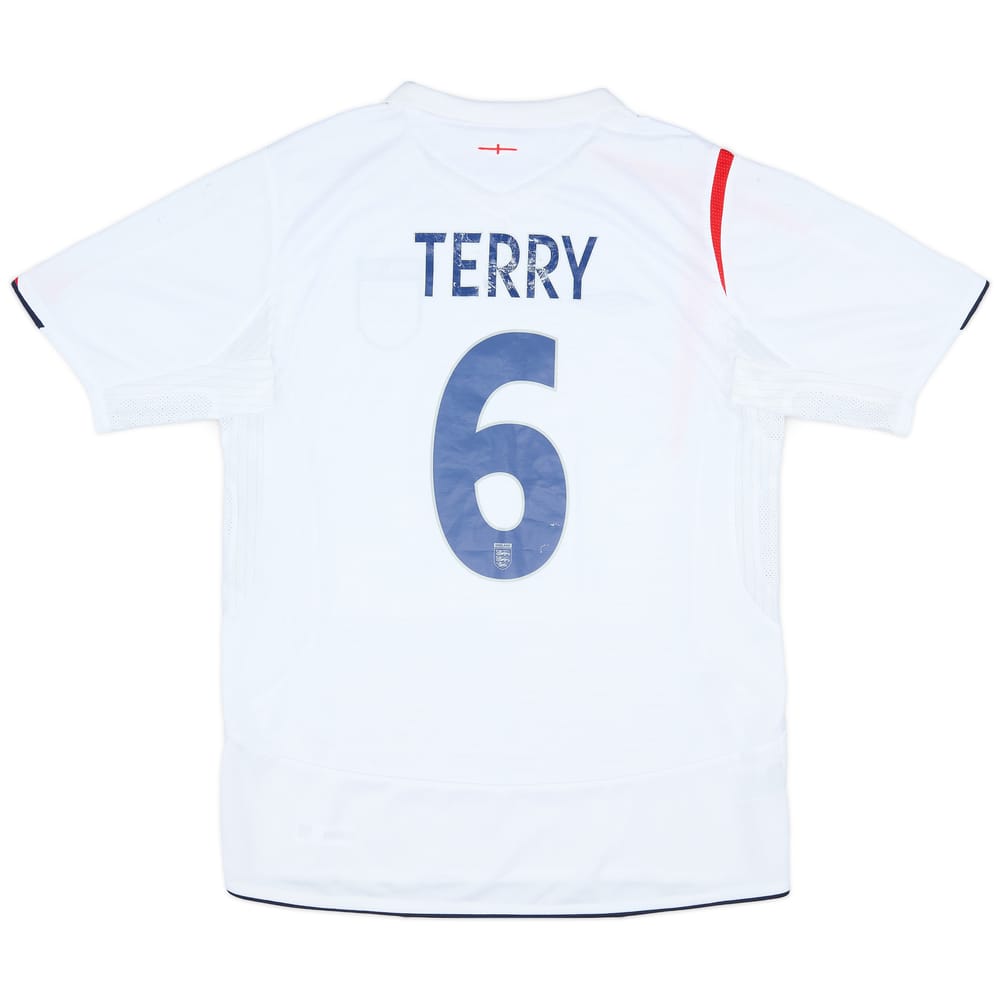 2005-07 England Home Shirt Terry #6 - 5/10 - (M)