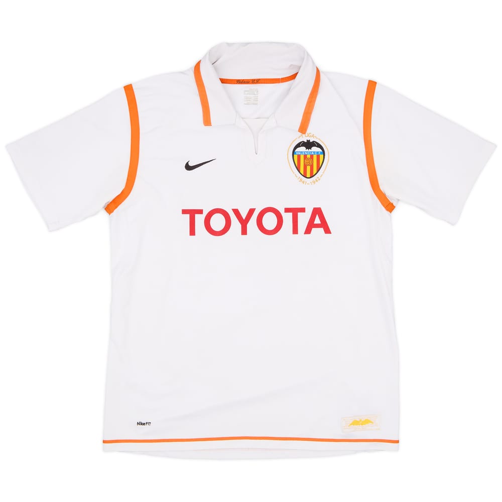 2007-08 Valencia Home Shirt #7 - 4/10 - (L)