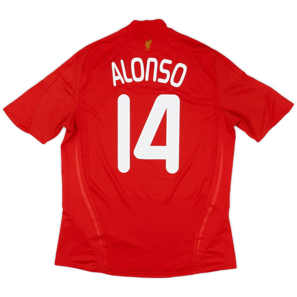 2008-10 Liverpool Home Shirt Alonso #14 - 6/10 - (XL)