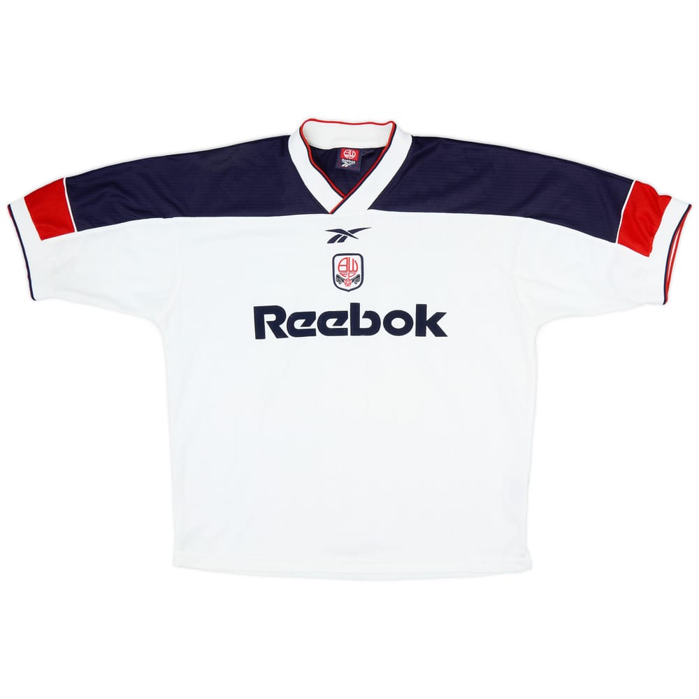 1999-01 Bolton Home Shirt - 8/10 - (L)