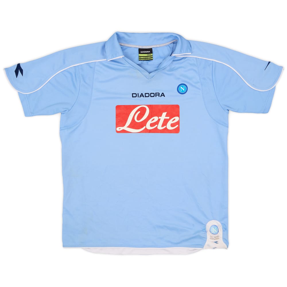 2008-09 Napoli Home Shirt - 5/10 - (XL.Boys)