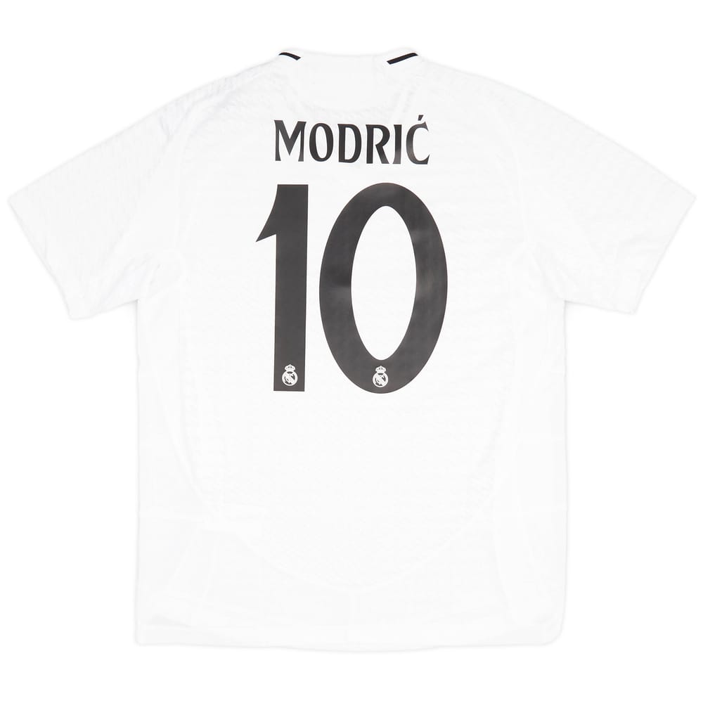 2024-25 Real Madrid Authentic Home Shirt Modric #10