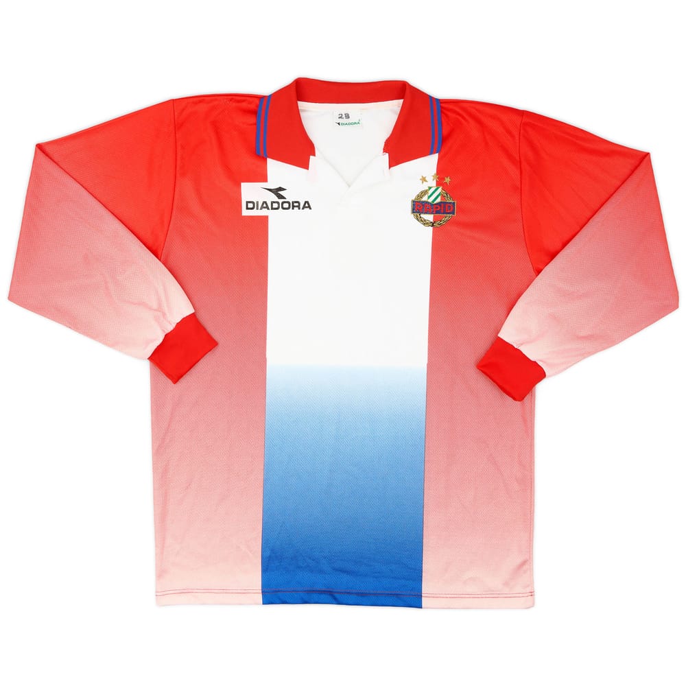 1996-99 Rapid Vienna European Away L/S Shirt - 8/10 - (XL)
