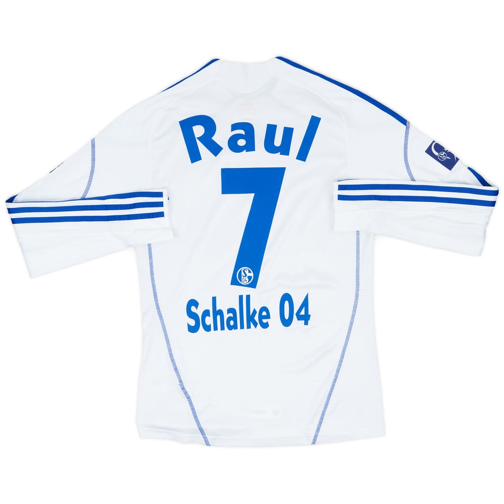 2010-11 Schalke Player Issue Third L/S Shirt Raul #7 - 8/10 - (S)