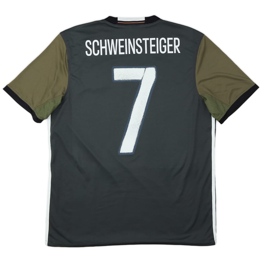 2015-17 Germany Away Shirt Schweinsteiger #7 - 9/10 - (L)