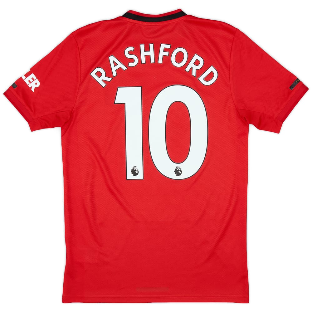 2019-20 Manchester United Home Shirt Rashford #10 - 9/10 - (S)