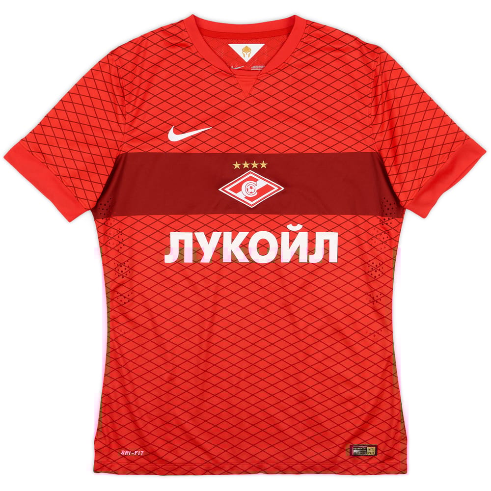 2014-15 Spartak Moscow Player Issue Home Shirt #13 - 9/10 - (L)