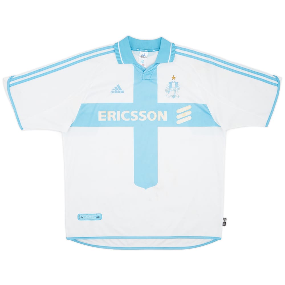 2000-01 Olympique Marseille Home Shirt - 4/10 - (XL)