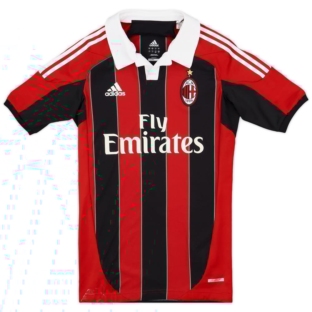 2012-13 AC Milan TechFit Player Issue Home Shirt - 7/10 - (L)
