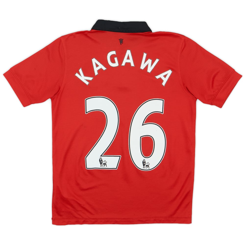 2013-14 Manchester United Home Shirt Kagawa #26 - 6/10 - (L.Boys)