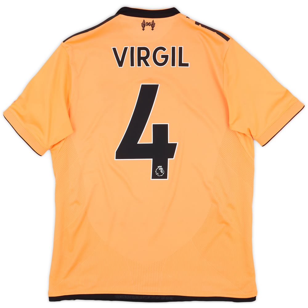 2017-18 Liverpool 125 Years Third Shirt Virgil #4 - 7/10 - (S)
