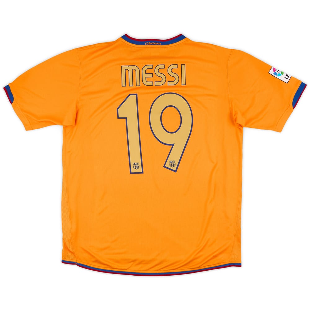 2006-08 Barcelona Away Shirt Messi #19 - 8/10 - (L)
