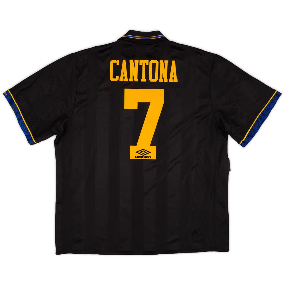 1993-95 Manchester United Away Shirt Cantona #7 - 7/10 - (XXL)