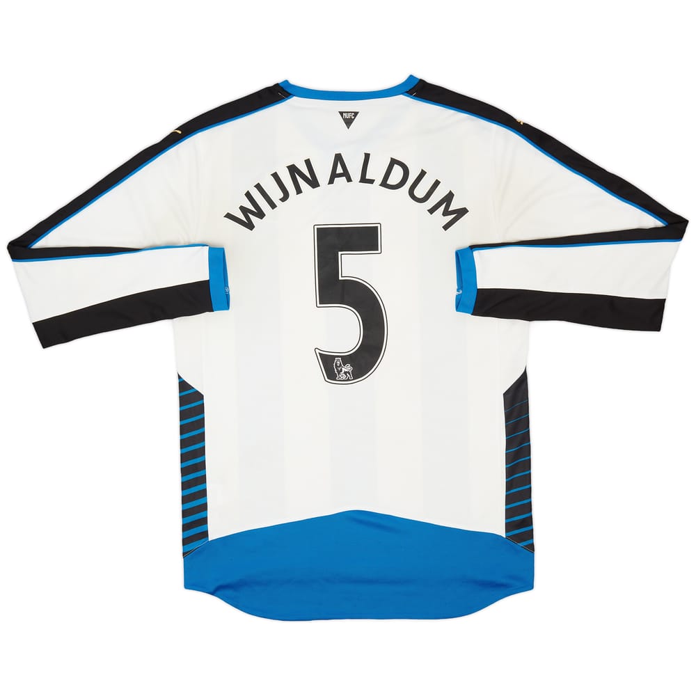 2015-16 Newcastle Home L/S Shirt Wijnaldum #5 - 7/10 - (M)