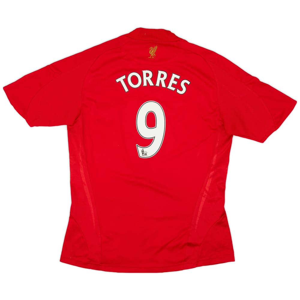 2008-10 Liverpool Home Shirt Torres #9 - 4/10 - (M.Boys)