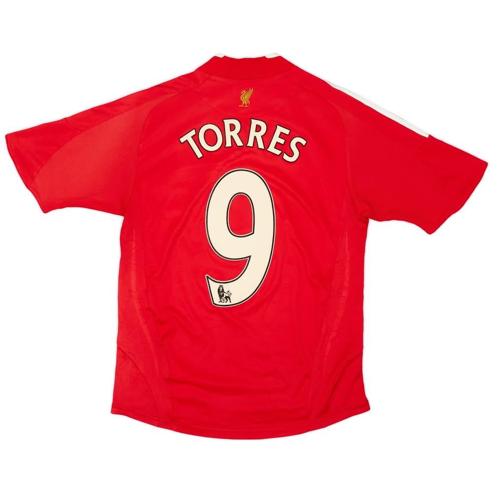 2008-10 Liverpool Home Shirt Torres #9 - 5/10 - (L.Boys)