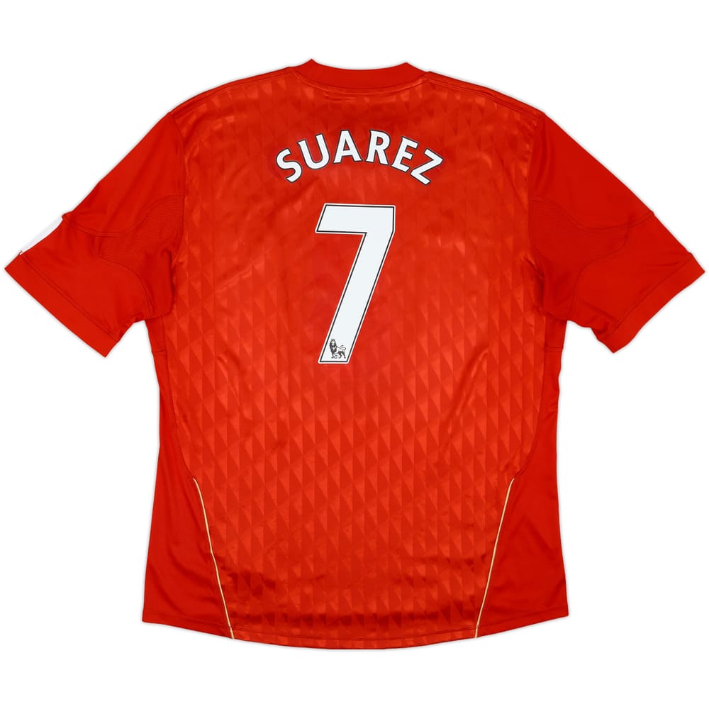 2010-12 Liverpool Home Shirt Suarez #7 - 5/10 - (XL)