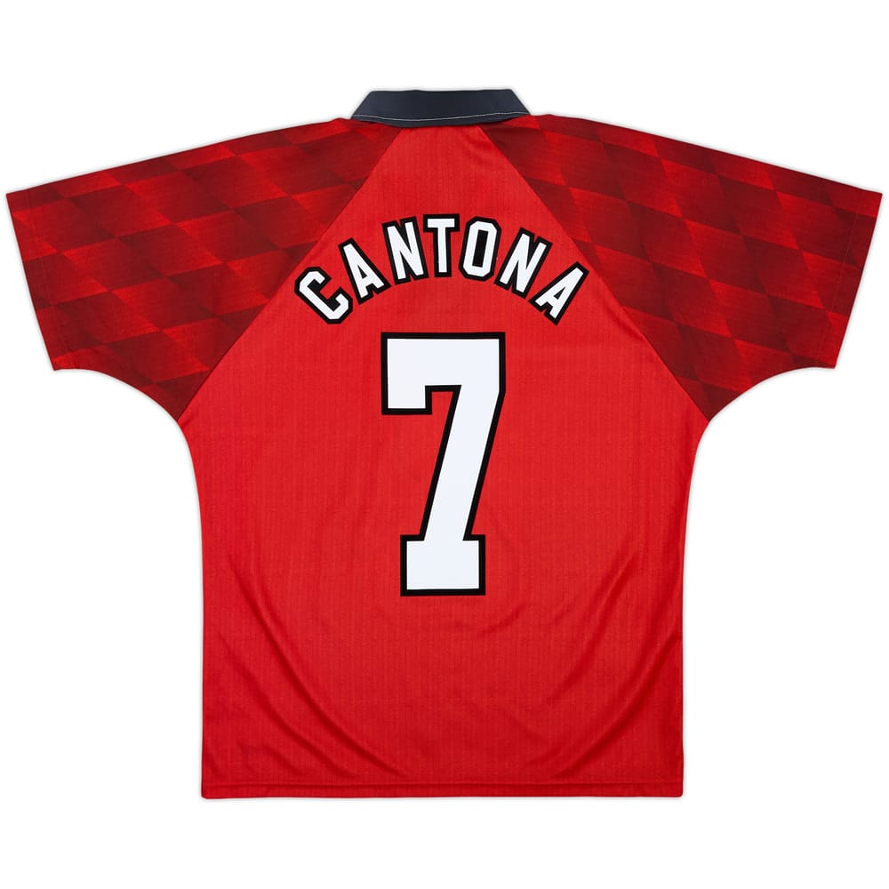 1996-98 Manchester United Local Camiseta Cantona #7 - 8/10 - (JUVENIL)