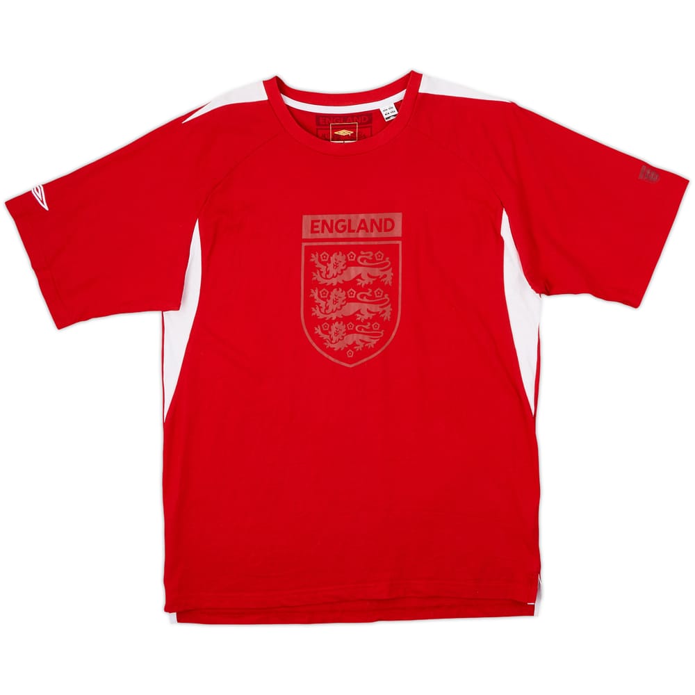 2005-06 England Umbro Cotton Tee - 8/10 - (XL)
