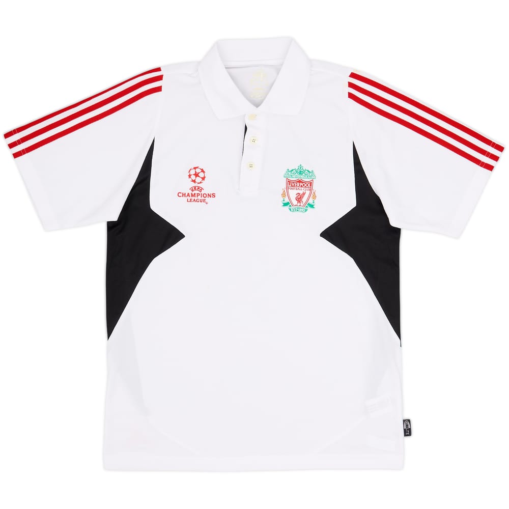 2007-08 Liverpool CL adidas Polo Shirt - 8/10 - (M)