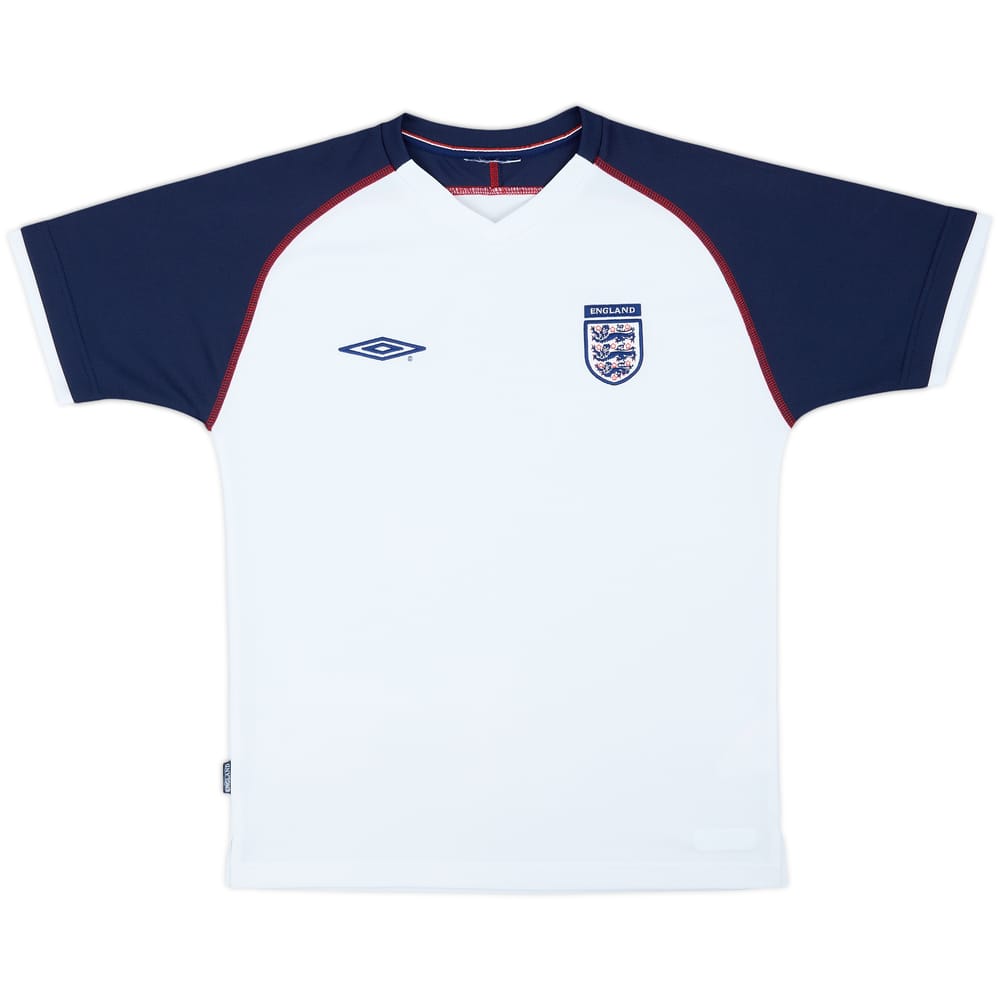 2002-04 England Umbro Training Shirt - 8/10 - (M)