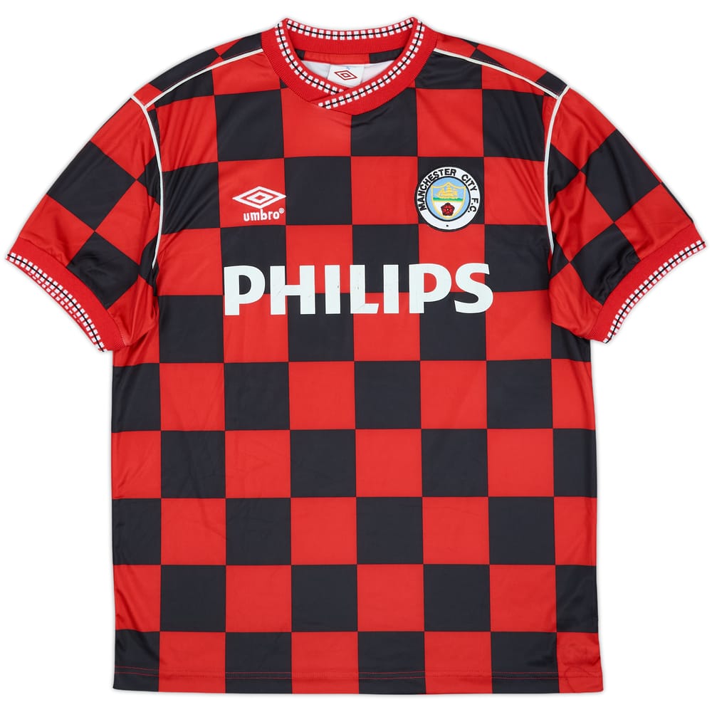 2009-10 Manchester City Umbro Retro '1986-89 Away' Reissue Shirt - 7/10 - (L)