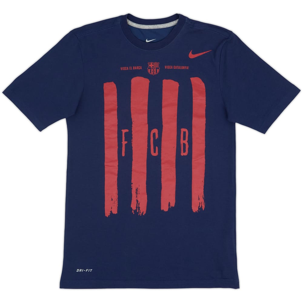 2012-13 Barcelona Nike Cotton Tee - 8/10 - (S)
